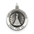 Sterling Silver Antiqued Our Lady of Loreto Medal, Charm hide-image