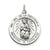 Sterling Silver Antiqued De La Providencia Medal, Exquisite Charm hide-image