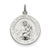 Queen of the Holy Scapular Medal, Fine Charm in Sterling Silver
