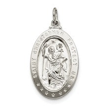 Sterling Silver Saint Christopher Medal, Appealing Charm hide-image
