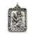 Antiqued Saint Christopher Medal, Dazzling Charm in Sterling Silver