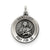 Sterling Silver Antiqued Saint Lucy Medal, Gorgeous Charm hide-image