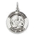 Antiqued St. Andrew Medal, Charm in Sterling Silver