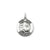 Antiqued Saint Mark Medal, Lovely Charm in Sterling Silver