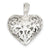 Sterling Silver Filigree Heart Charm hide-image