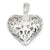Filigree Heart Charm in Sterling Silver