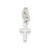 Cross Charm in Sterling Silver