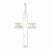 Sterling Silver Polished Cross Pendant, Pretty Pendants for Necklace