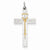 Sterling Silver & Vermeil Rosary Cross Pendant, Pendants for Necklace