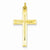 Sterling Silver & 18k gold Plated Cross Pendant, Pendants for Necklace