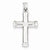 Sterling Silver Rhodium-Plated Hollow Reversible Cross pendant, Alluring Pendants for Necklace