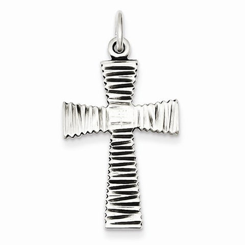 Sterling Silver Antiqued Cross Pendant, Dazzling Pendants for Necklace