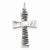 Sterling Silver Antiqued Cross Pendant, Dazzling Pendants for Necklace