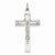 Sterling Silver Antiqued Rosary Cross Pendant, Pendants for Necklace