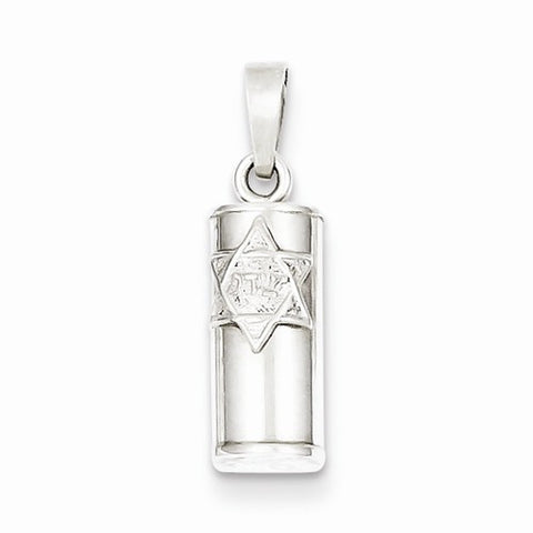Sterling Silver Mezuzah pendant, Pendants for Necklace
