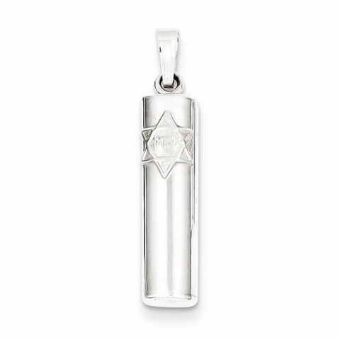 Sterling Silver Mezuzah pendant, Pretty Pendants for Necklace