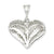 Sterling Silver Filigree Heart Charm hide-image