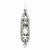 Sterling Silver Fancy Mezuzah pendant, Lovely Pendants for Necklace