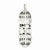 Sterling Silver Fancy Mezuzah pendant, Stylish Pendants for Necklace