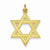 24k Gold-Plated Sterling Silver Star of David Pendant, Pendants for Necklace