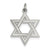 Star of David Charm in Sterling Silver