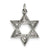 Sterling Silver Antiqued Star of David Charm hide-image