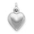 Sterling Silver Puffed Heart Charm hide-image