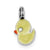 Sterling Silver Enamel Duck Charm hide-image