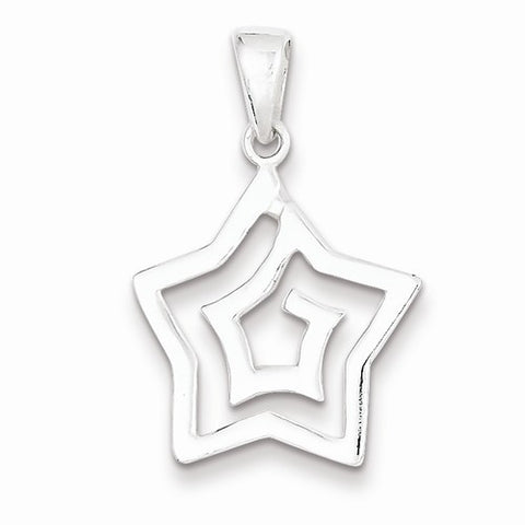 Sterling Silver Star pendant, Delightful Pendants for Necklace