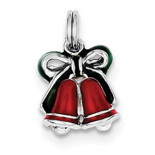 Sterling Silver Enamel Bells Charm hide-image