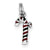 Sterling Silver Enamel Candy Cane Charm hide-image