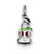 Enamel Snowman Charm in Sterling Silver
