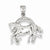 Sterling Silver Horse & Horseshoe CZ Pendant, Pendants for Necklace