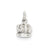 Crown Charm in Sterling Silver