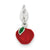 Sterling Silver Enameled Apple Charm hide-image