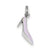 Sterling Silver Lavender Enamel High Heel Charm hide-image