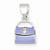 Sterling Silver Blue Enamel Purse Pendant, Pendants for Necklace