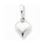 Sterling Silver Puffed Heart pendant, Fine Pendants for Necklace
