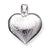 Sterling Silver Puffed Heart Charm hide-image