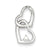 Sterling Silver CZ Hearts Pendant, Pendants for Necklace