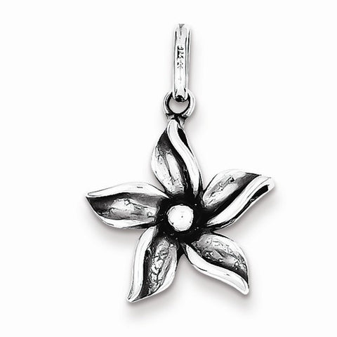 Sterling Silver Flower Pendant, Appealing Pendants for Necklace