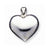 Sterling Silver Puffed Heart pendant, Dazzling Pendants for Necklace