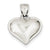 Sterling Silver Puffed Heart Charm hide-image