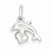 Sterling Silver Dolphin Pendant, Delightful Pendants for Necklace