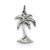 Palm Tree Charm in Sterling Silver