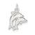 Sterling Silver Twin Dolphin Charm hide-image
