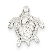 Sterling Silver Mother & Baby Turtle Pend Charm hide-image