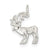 Sterling Silver Deer Charm hide-image