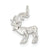 Deer Charm in Sterling Silver