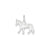 Zebra Charm in Sterling Silver